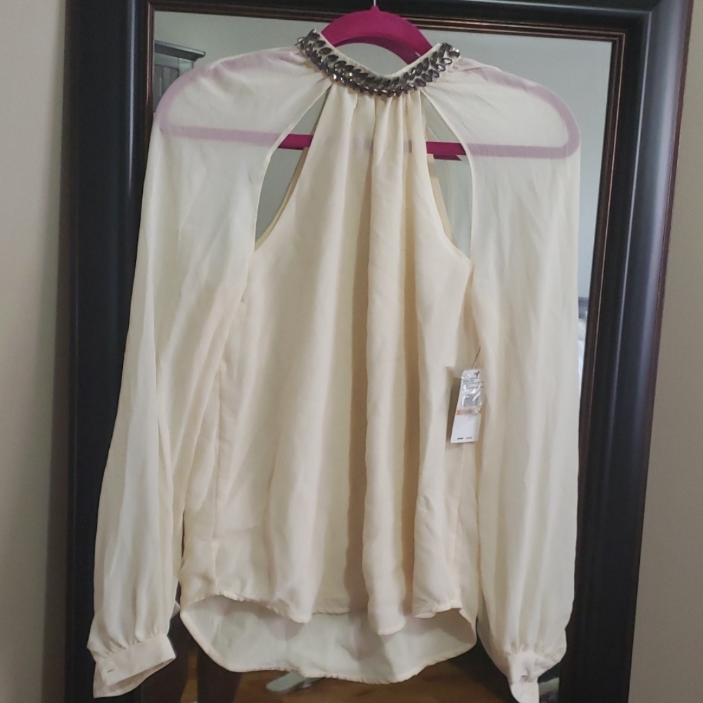 Cut-Out Blouse